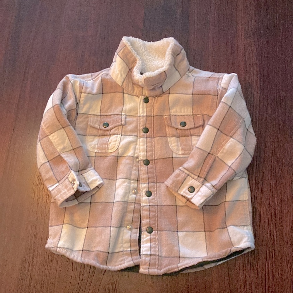 Gymboree warm plaid sweatshirt